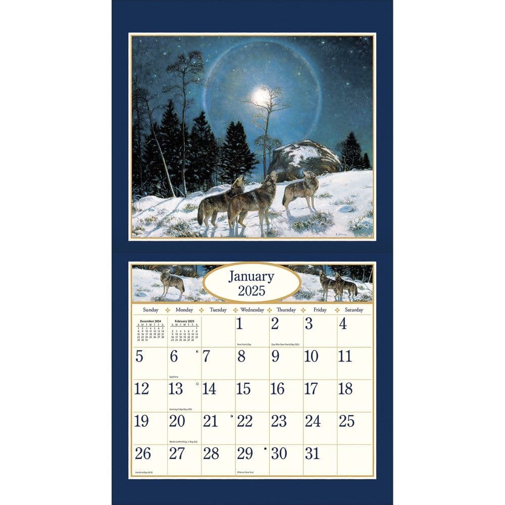 Four Seasons by Lee Stroncek 2025 Wall Calendar Second Alternate Image width=&quot;1000&quot; height=&quot;1000&quot;