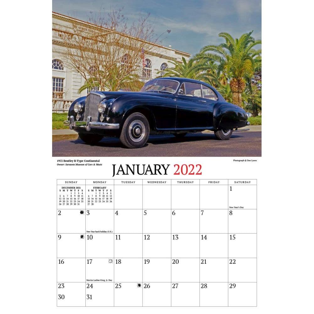 British Cars Classic 2022 Wall Calendar - Calendars.com