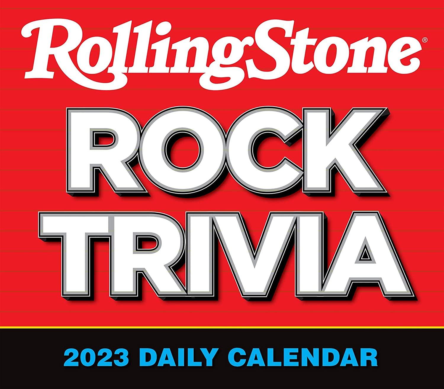 Rolling Stone Rock Trivia 2023 Desk Calendar