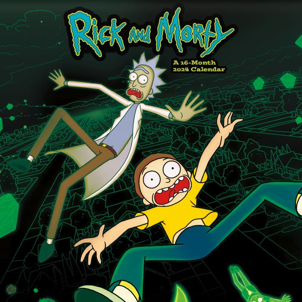 Rick and Morty 2024 Wall Calendar Main Image