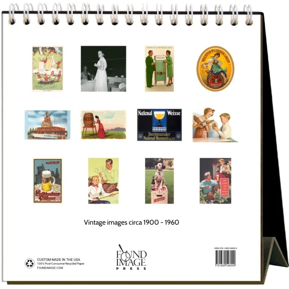 Beer Nostalgic 2026 Easel Desk Calendar First Alternate Image