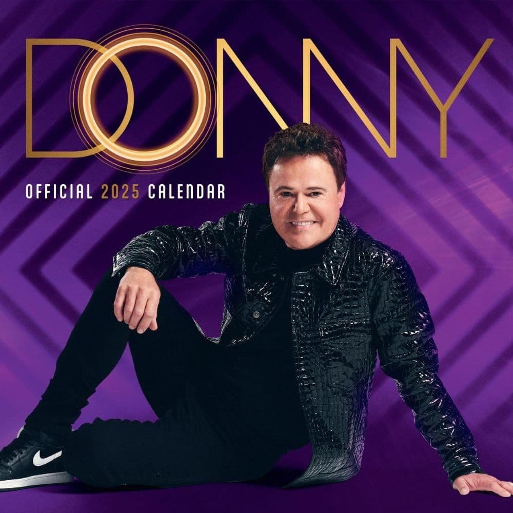 Donny Osmond 2025 Wall Calendar Main Product Image