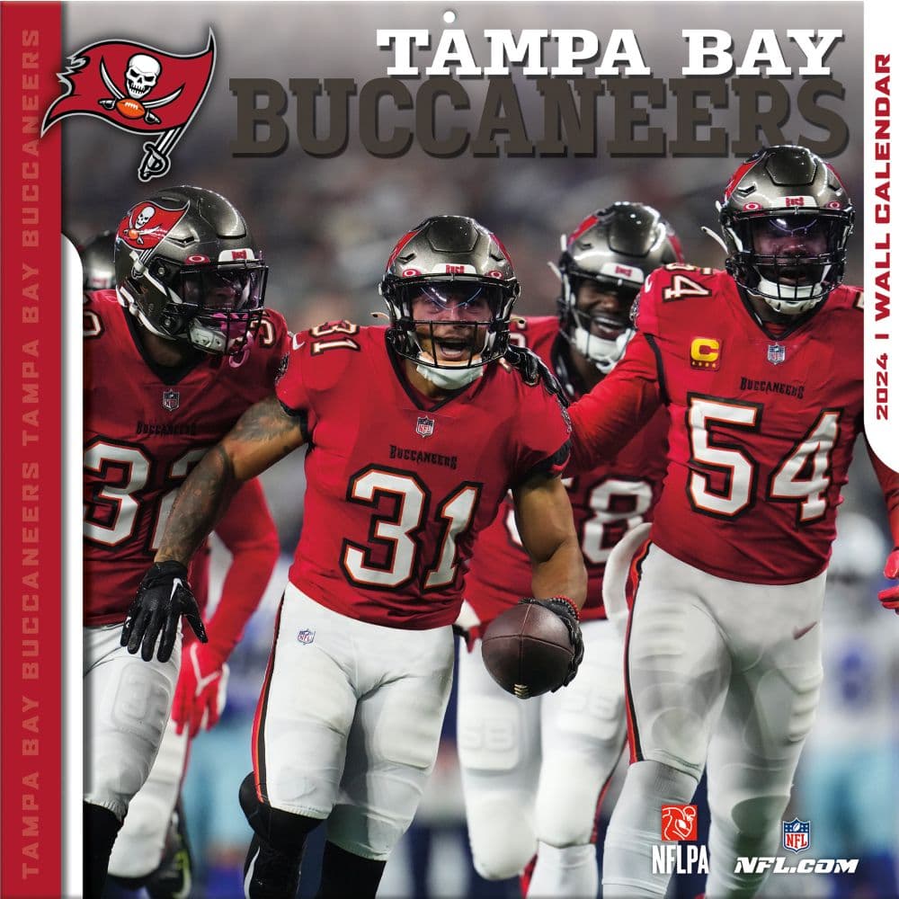 NFL Tampa Bay Buccaneers 2024 Wall Calendar 