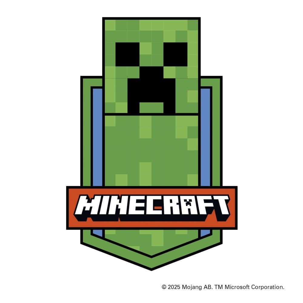 Minecraft Exclusive with Decal 2026 Wall Calendar Fifth Alternate Image