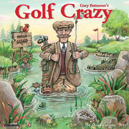 Gary Patterson's Golf Crazy 2025 Wall Calendar