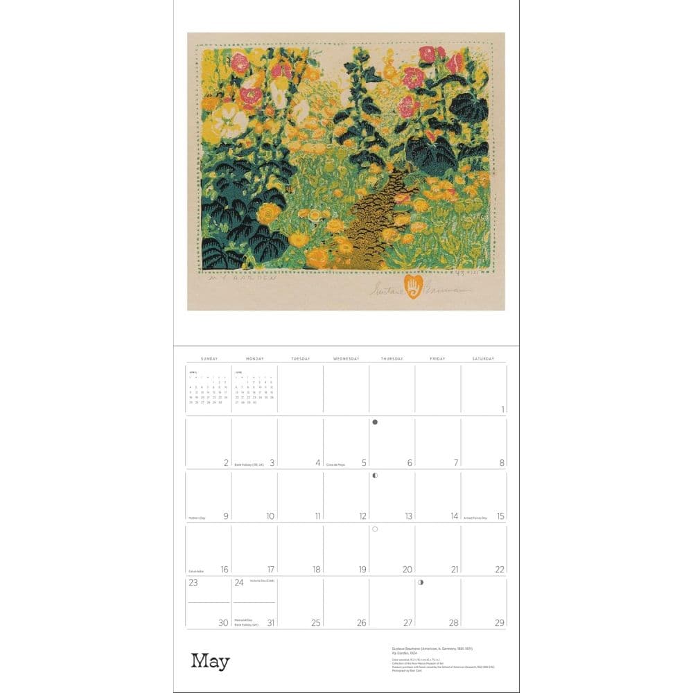 Gustave Baumann 2027 Wall Calendar Sixth Alternate Image