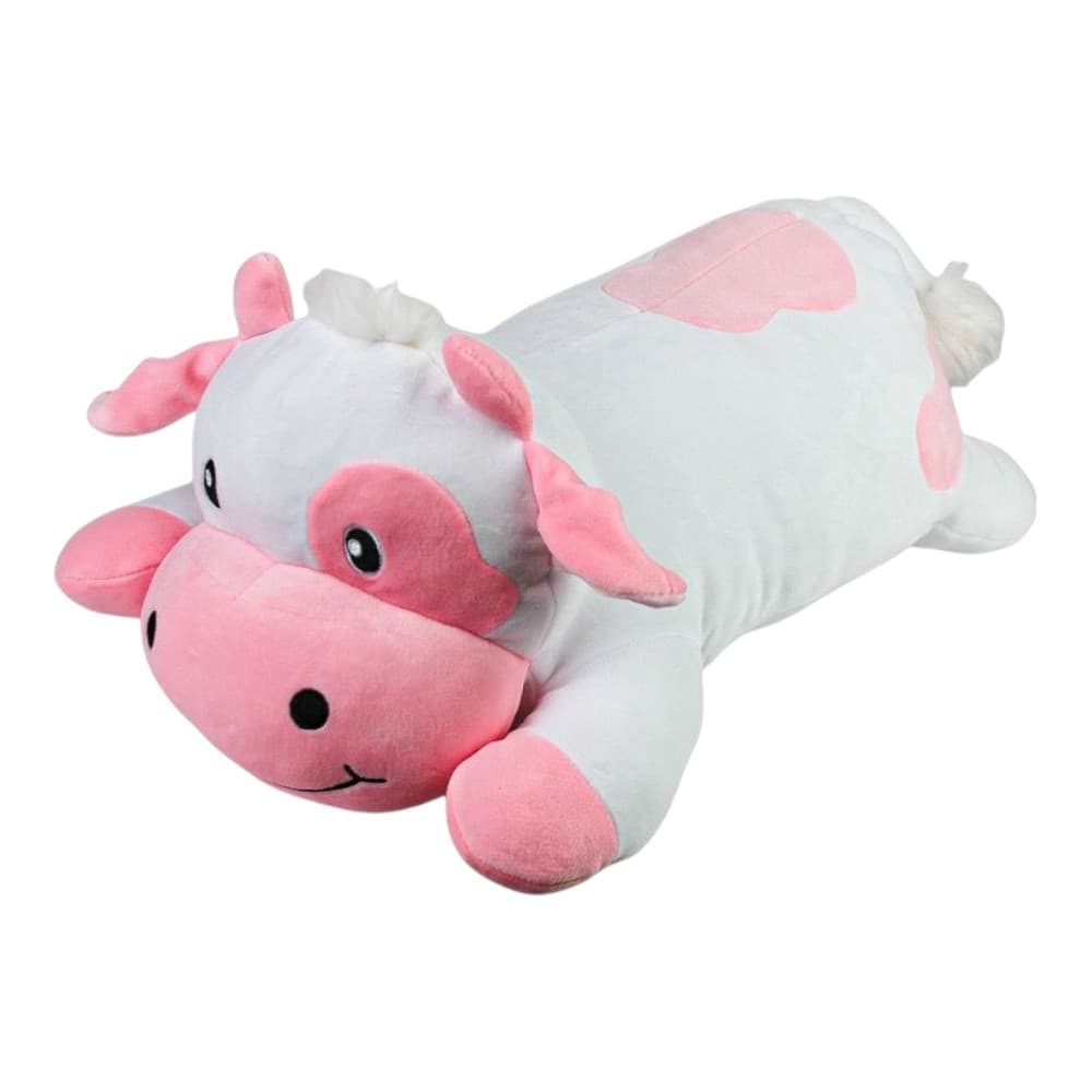 Snoozimals 20 Inch Pink Cow Plush