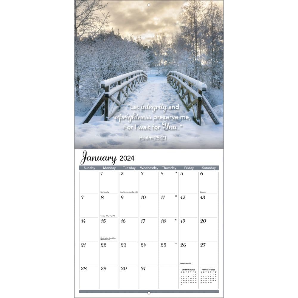 Psalms 2024 Wall Calendar