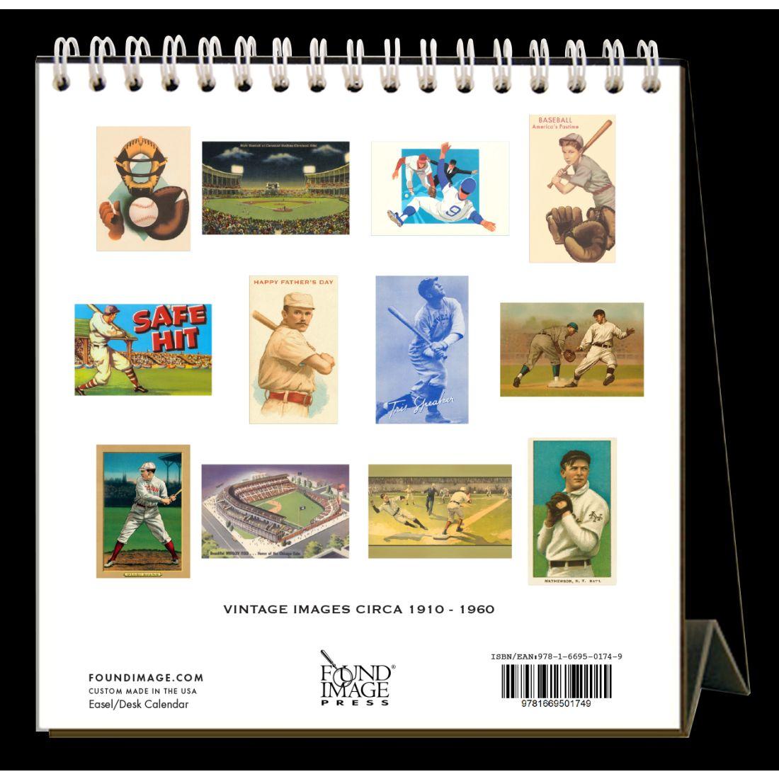 Baseball 2024 Easel Desk Calendar