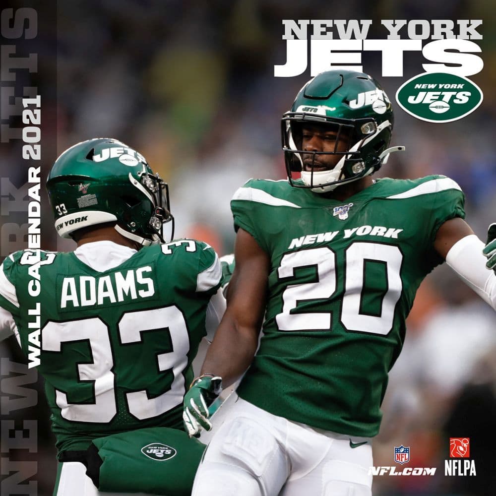 New York Jets Wall Calendar