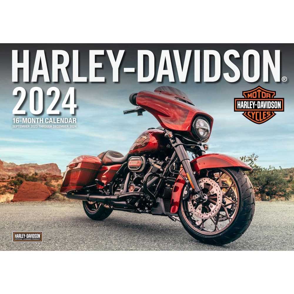 Harley Davidson Large 2025 Wall Calendar