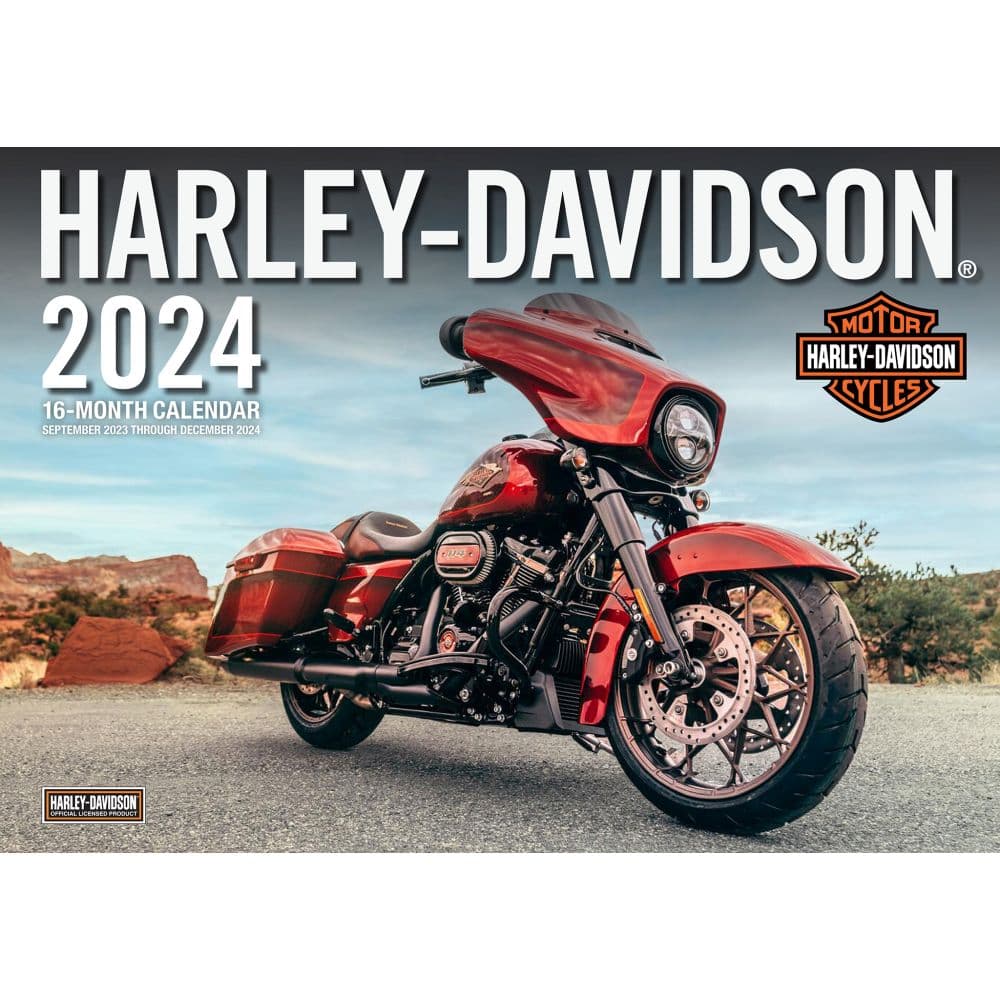 Harley Davidson Large 2024 Wall Calendar Main Product Image width=&quot;1000&quot; height=&quot;1000&quot;