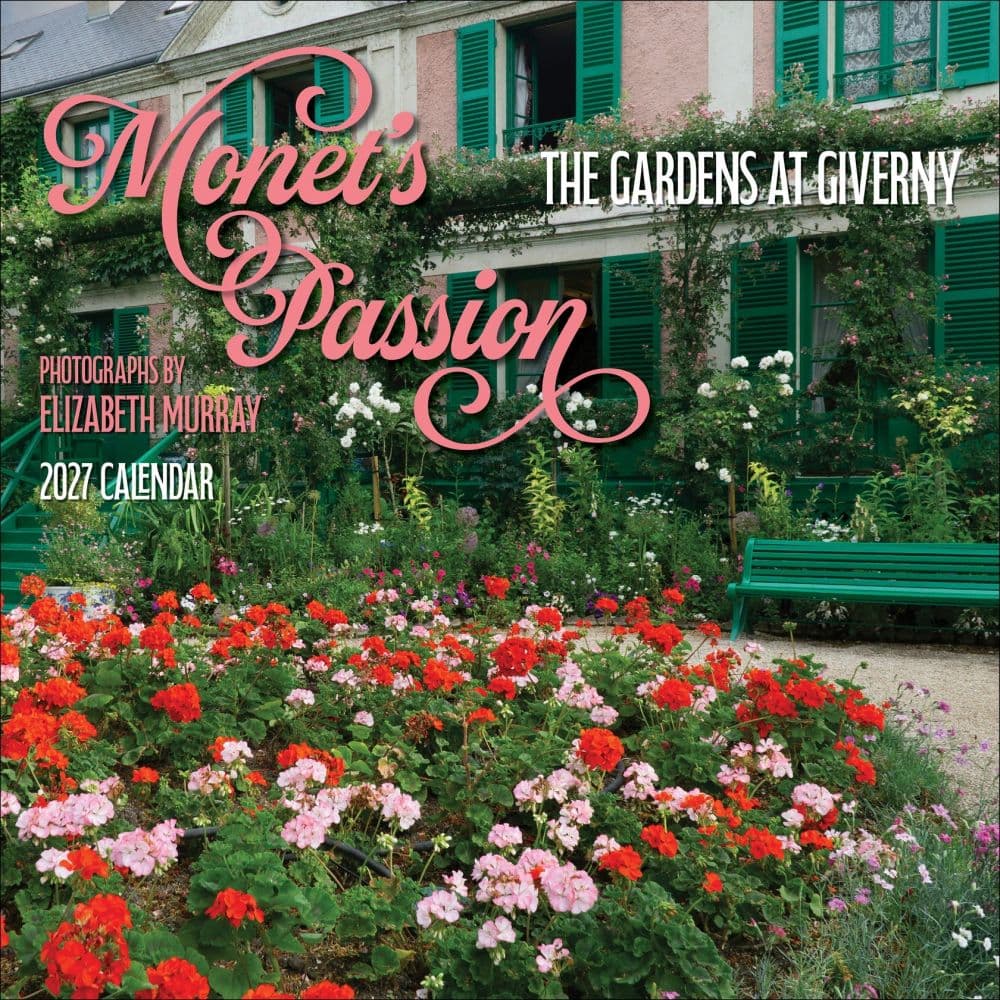 image Monets Passion 2027 Wall Calendar by Elizabeth Murray Main Product Image