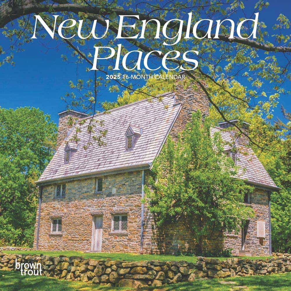 New England 2025 Mini Wall Calendar Main Image
