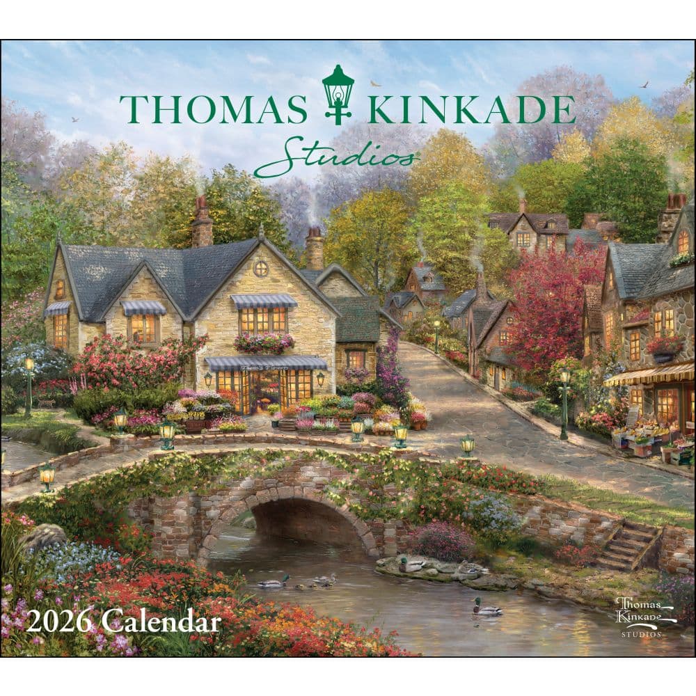 Thomas Kinkade Painter of Light 2026 Wall Calendar Main Image