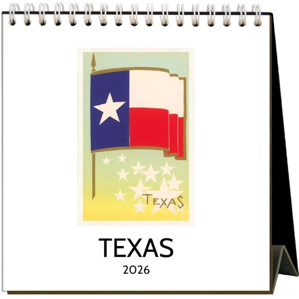 Texas Nostalgic 2026 Easel Desk Calendar Main Product image