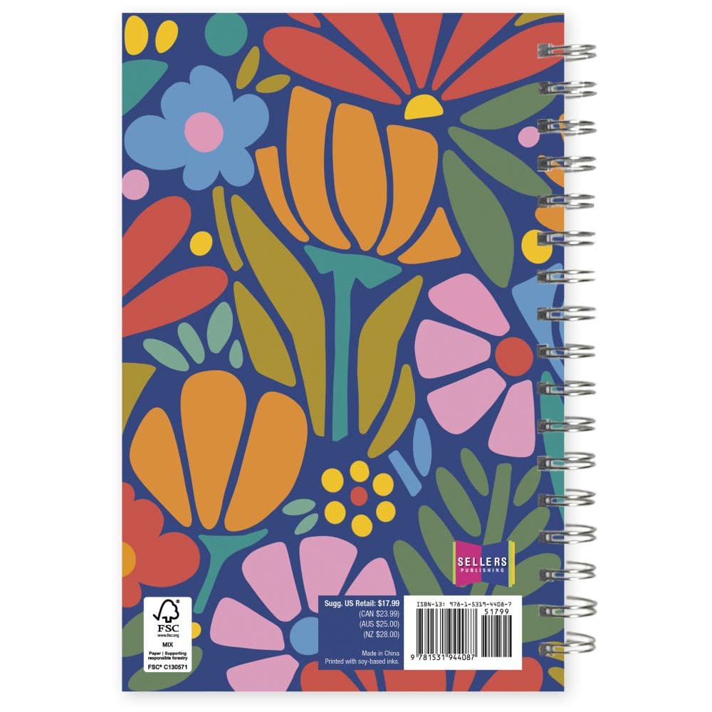 Designer Folksy Florals Weekly 2026 Planner First Alternate Image