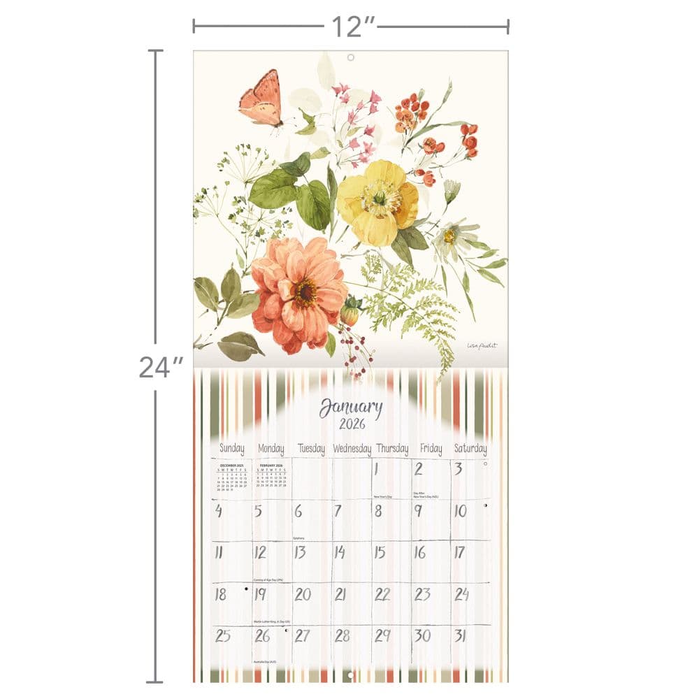 Watercolor Wonder 2026 Wall Calendar_ALT4