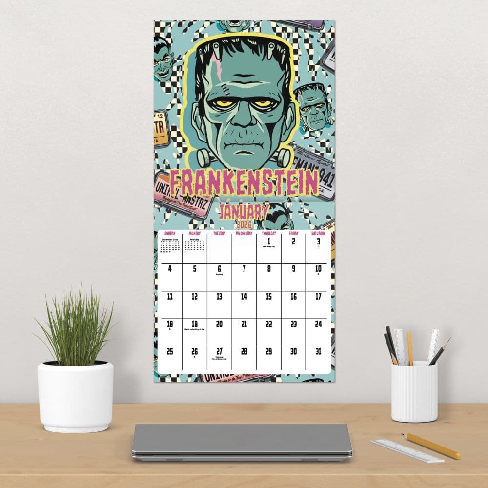Universal Monsters 2026 Wall Calendar Fourth Alternate Image