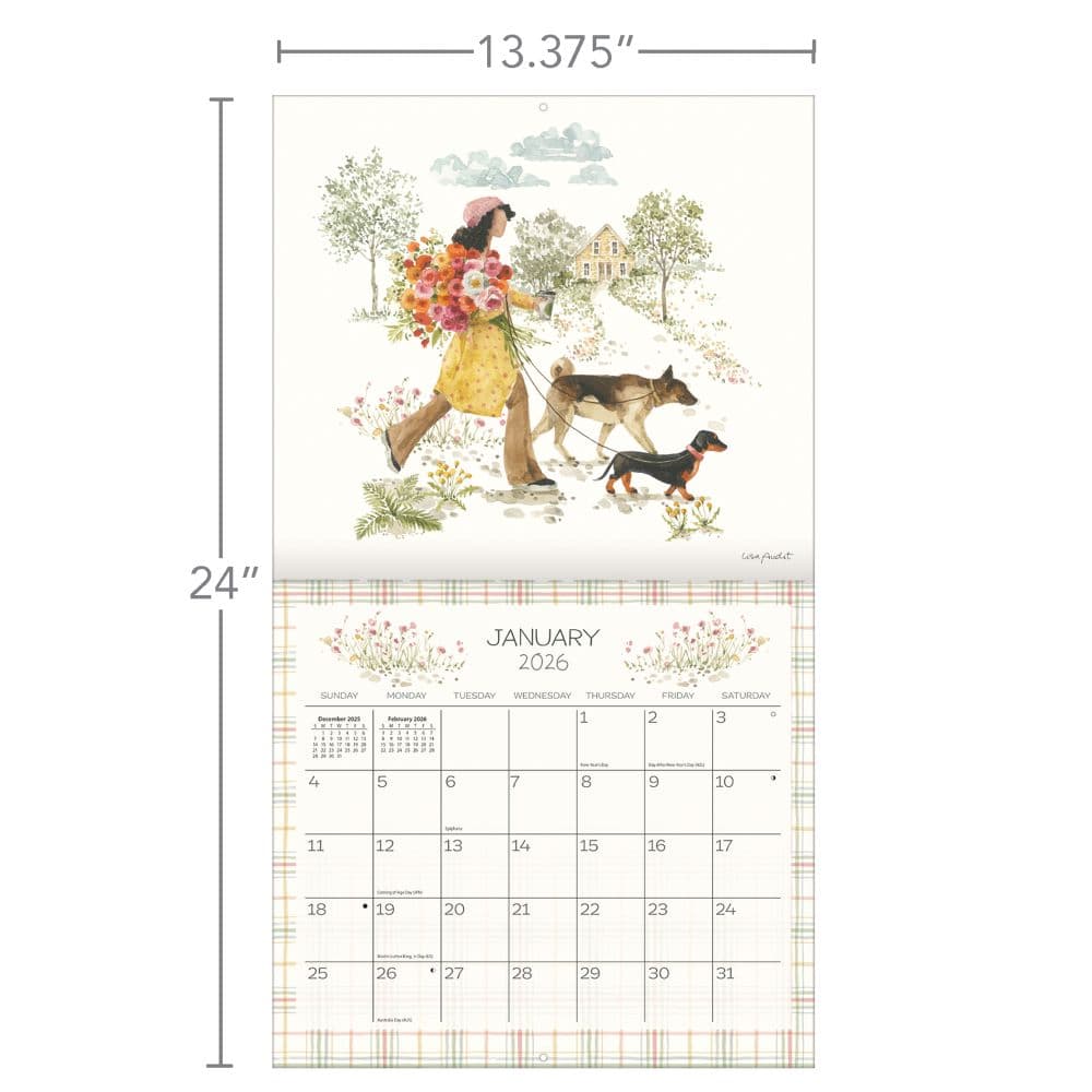 Blissful Moments 2026 Wall Calendar by Lisa Audit_ALT6