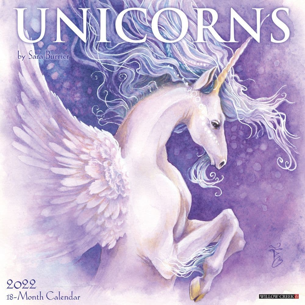 Unicorns Burrier 2022 Wall Calendar