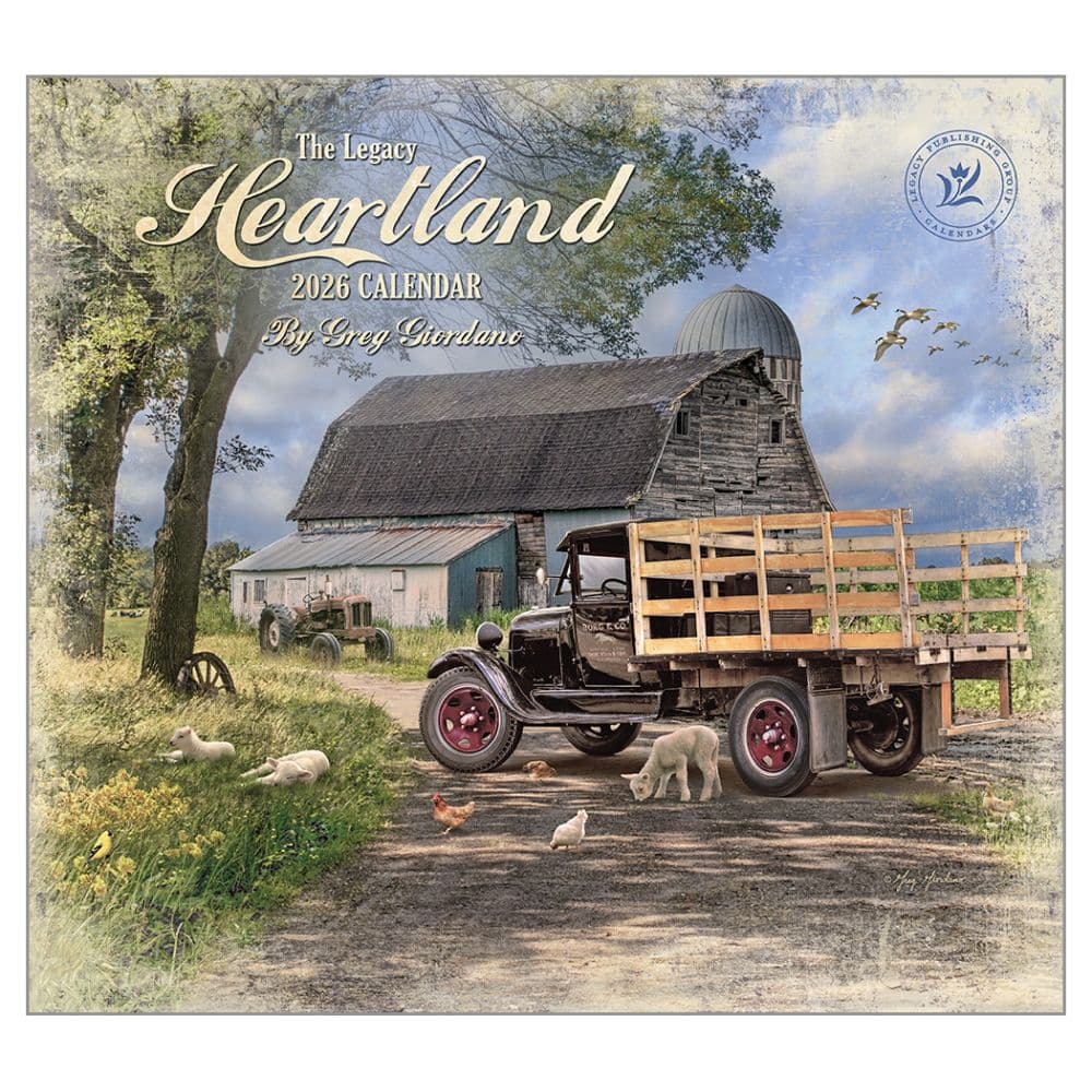 Heartland by Greg Giordano 2026 Wall Calendar Main Image