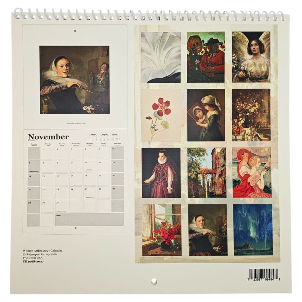 Women Artists 2027 Wall Calendar First Alternate Image