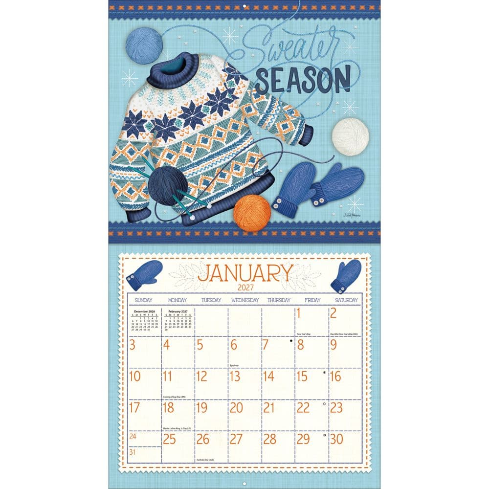 Handmade Happiness 2027 Wall Calendar by Nicole Tamarin Second Alternate Image