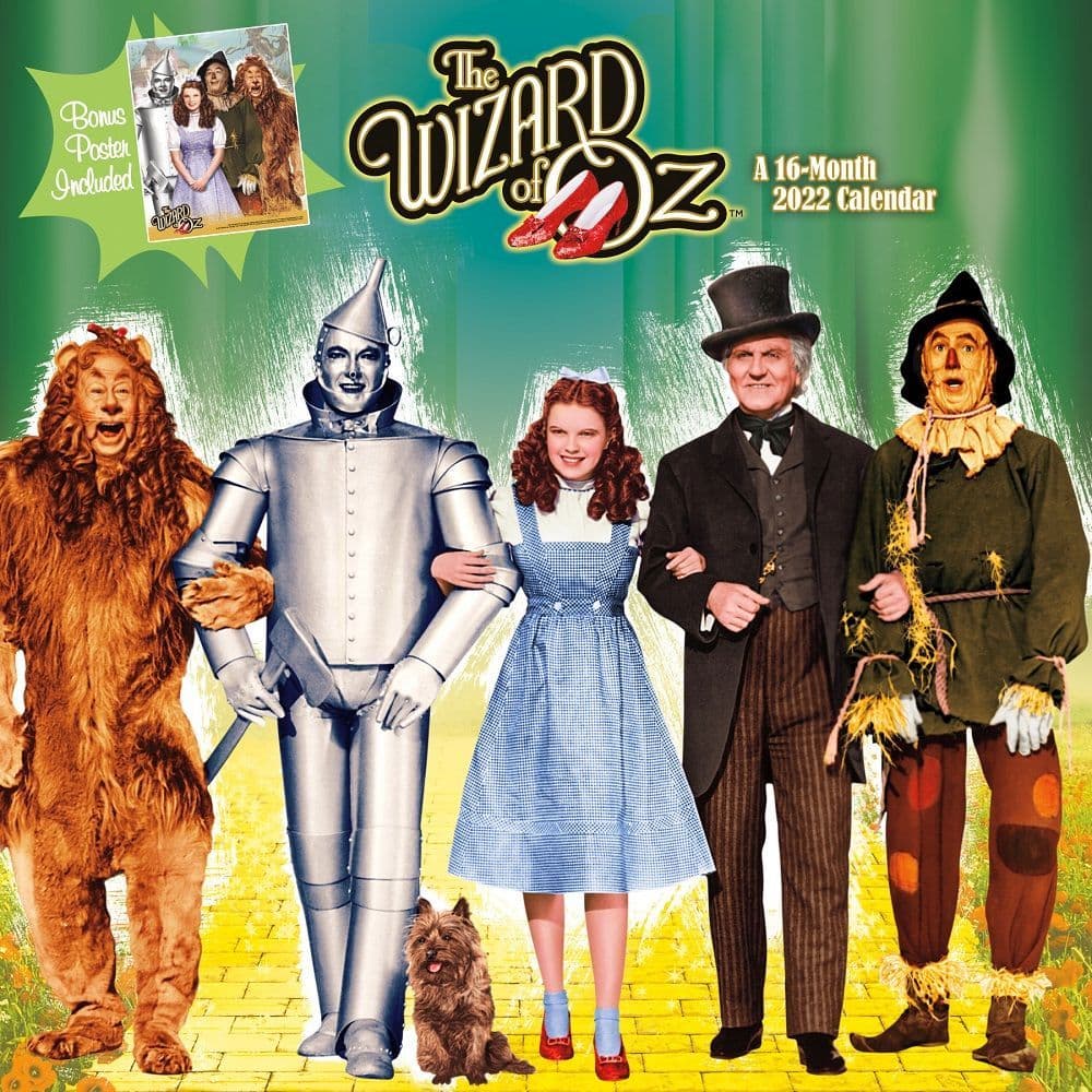 Collectibles Wizard Of Oz Wall Calendar Vintage Day Dream 2003 Art 