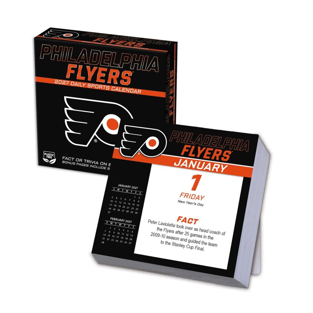 image NHL Philadelphia Flyers 2027 Desk Calendar Main Product Image