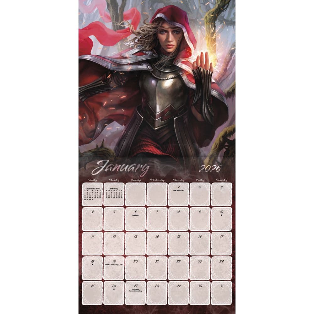 Magic the Gathering 2026 Wall Calendar Second Alternate Image