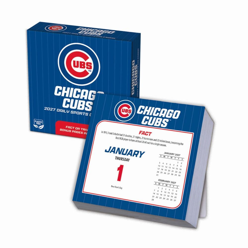 MLB Chicago Cubs 2027 Desk Calendar