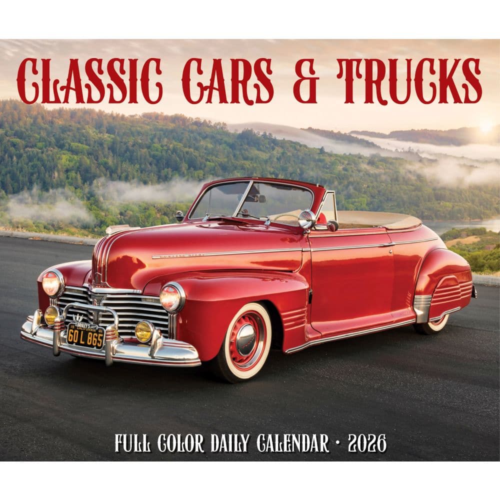 Cars and Trucks Classic 2026 Desk Calendar Fourth Alternate Image
