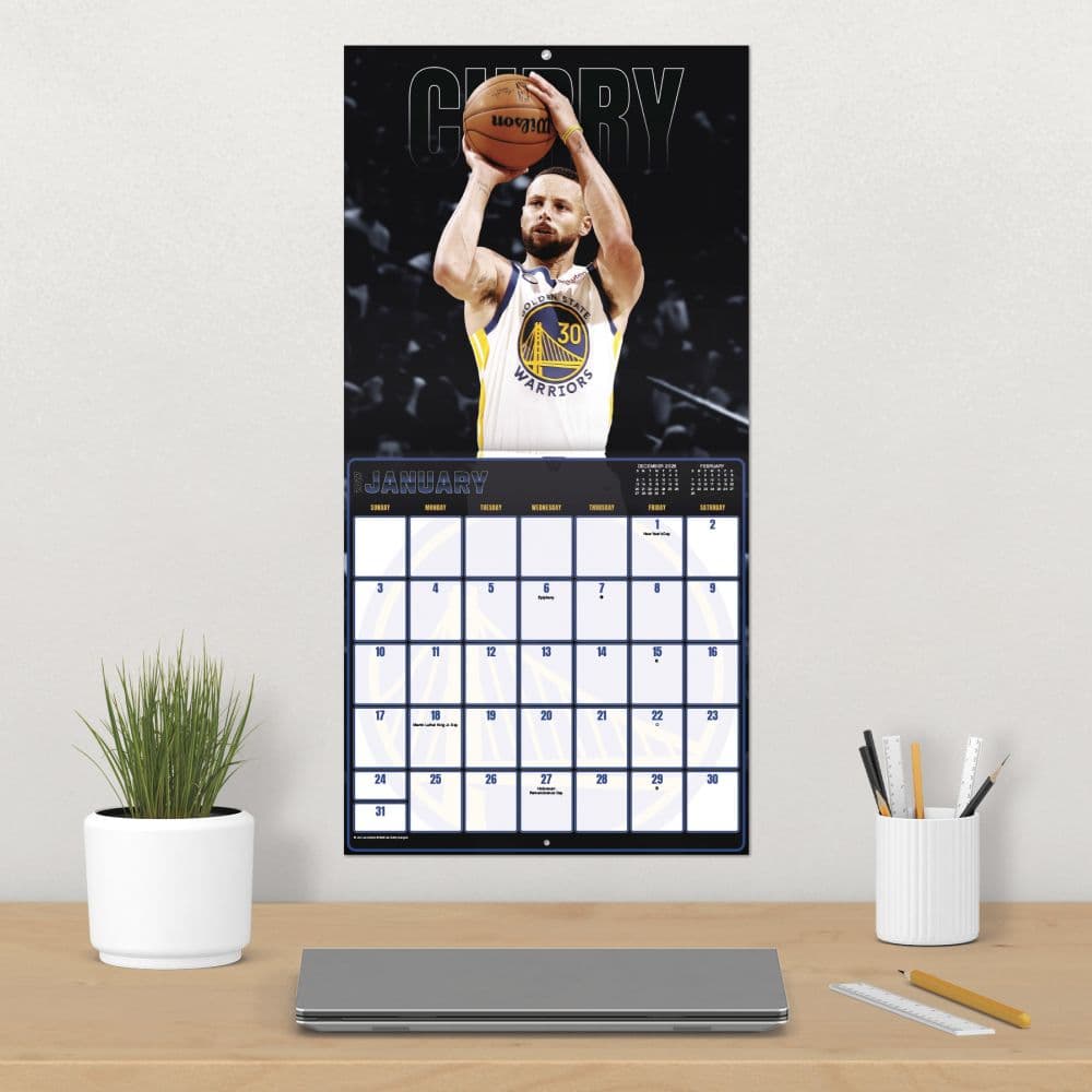 Golden State Warriors 2027 Wall Calendar Fourth Alternate Image