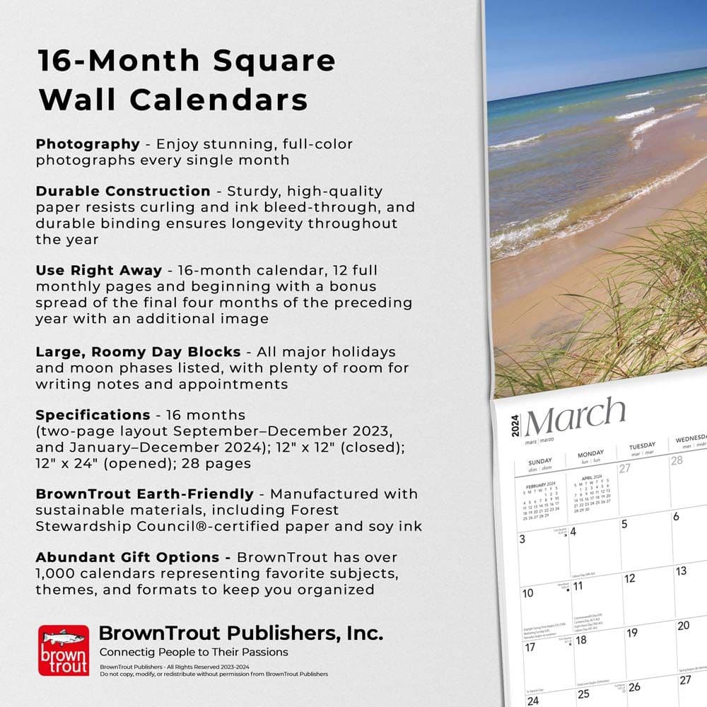 Michigan Nature 2024 Wall Calendar Fourth Alternate Image width=&quot;1000&quot; height=&quot;1000&quot;