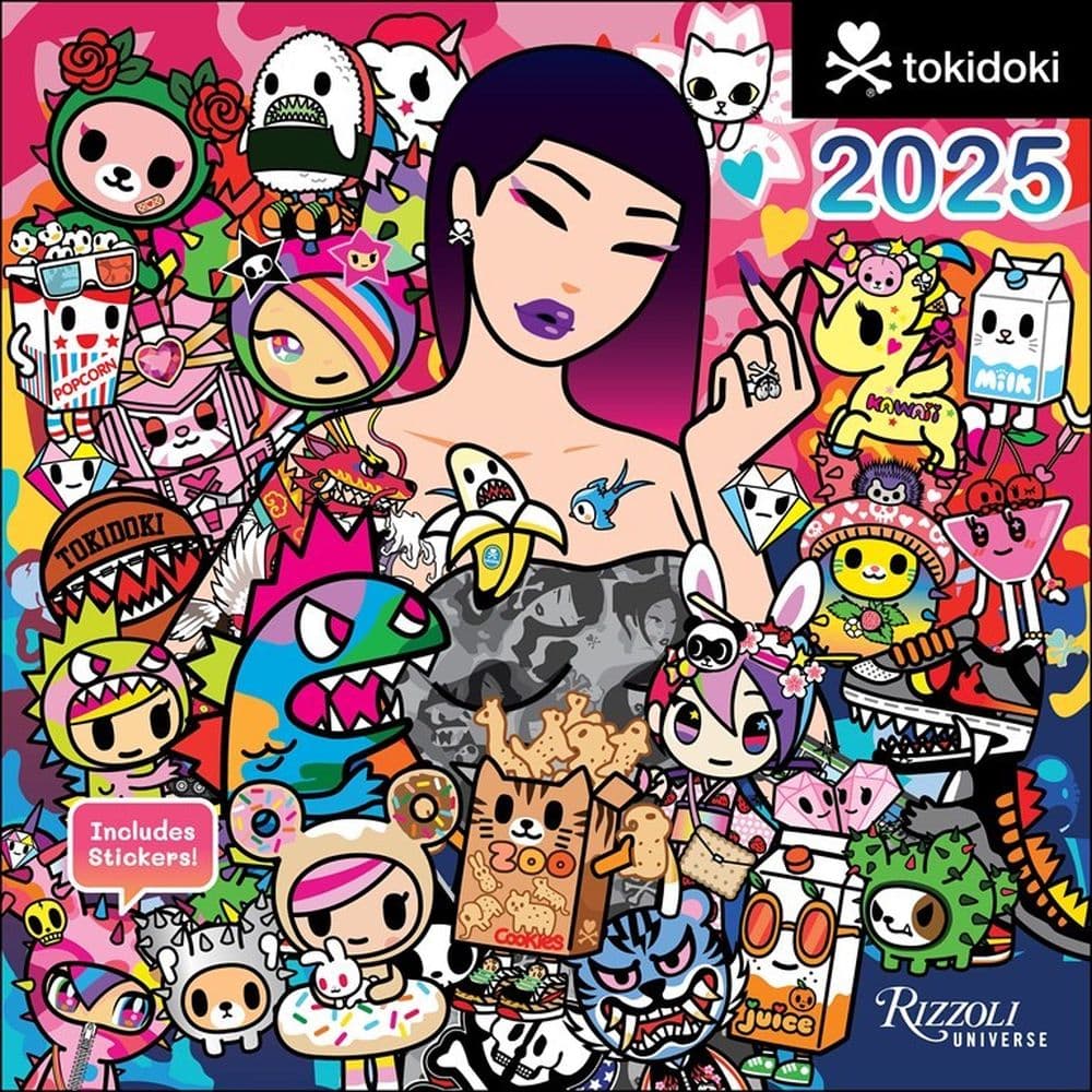 TokiDoki 2025 Wall Calendar