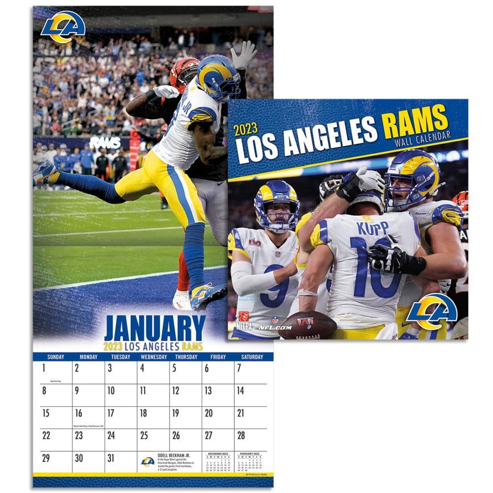 NFL Los Angeles Rams 2023 Mini Wall Calendar - Calendars.com