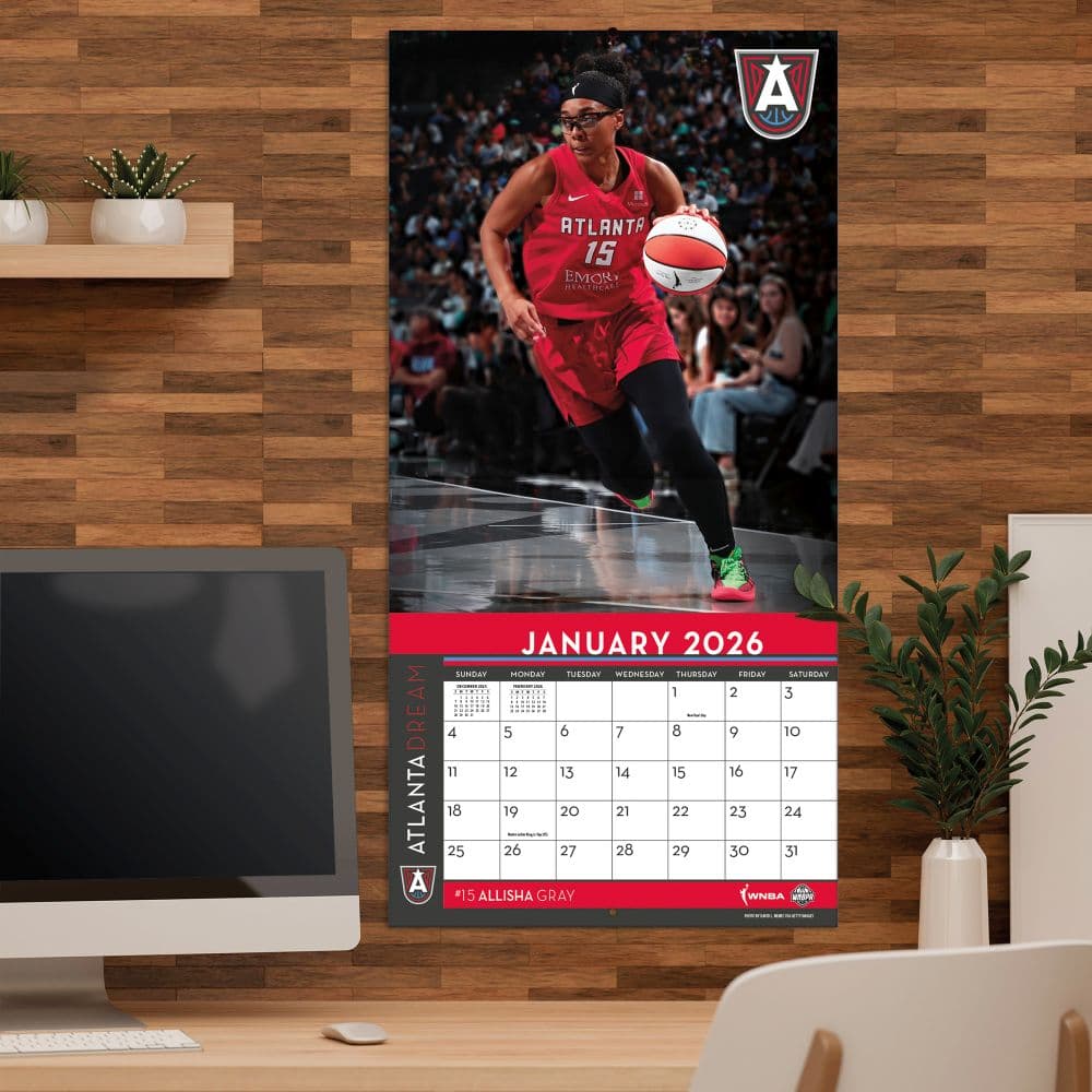 Atlanta Dream 2026 Wall Calendar Fifth Alternate Image
