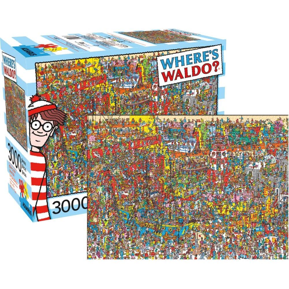 Wheres Waldo Toys 3000pc Puzzle - Calendars.com
