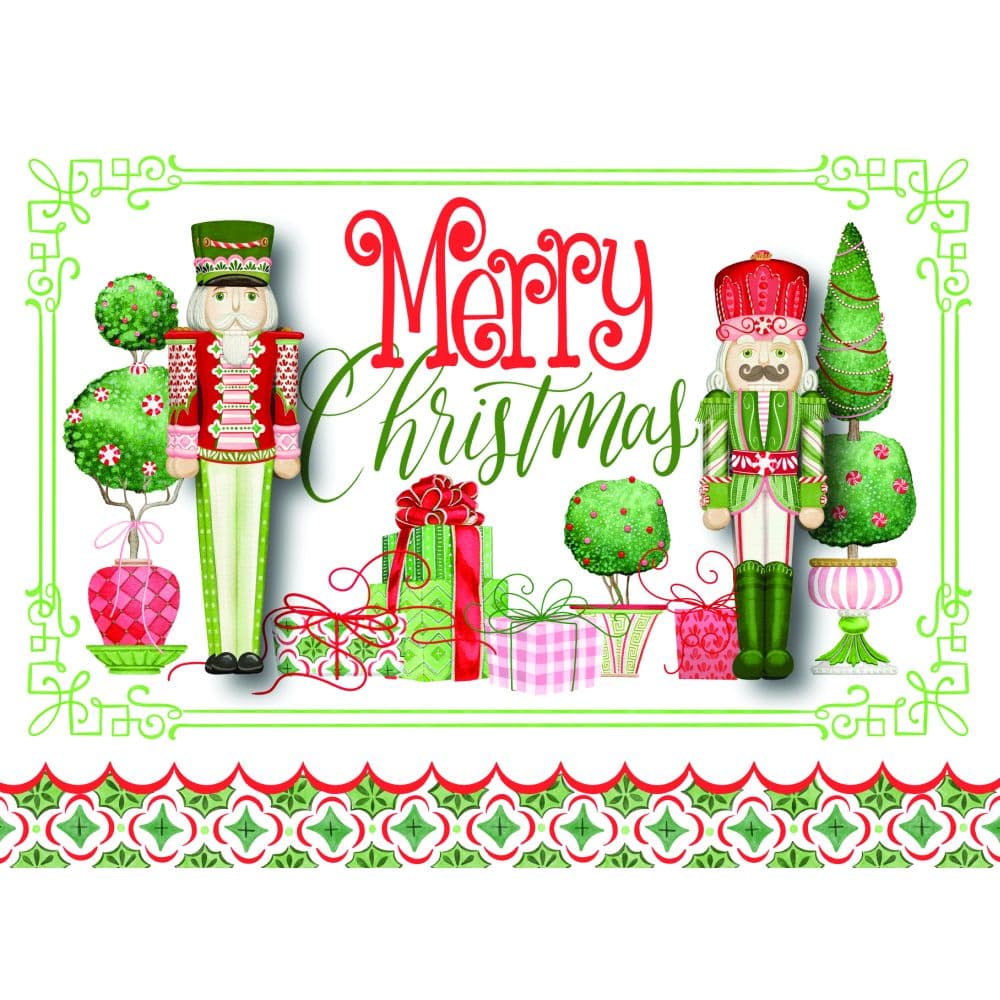 image Merry Nutcrackers Luxe Christmas Cards Main Product Image