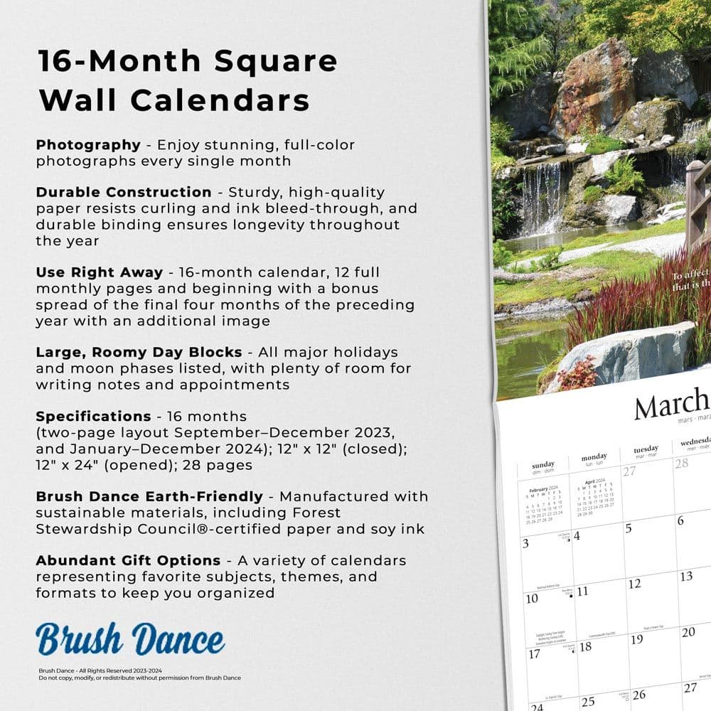 Japanese Gardens 2024 Wall Calendar Fourth Alternate Image width=&quot;1000&quot; height=&quot;1000&quot;