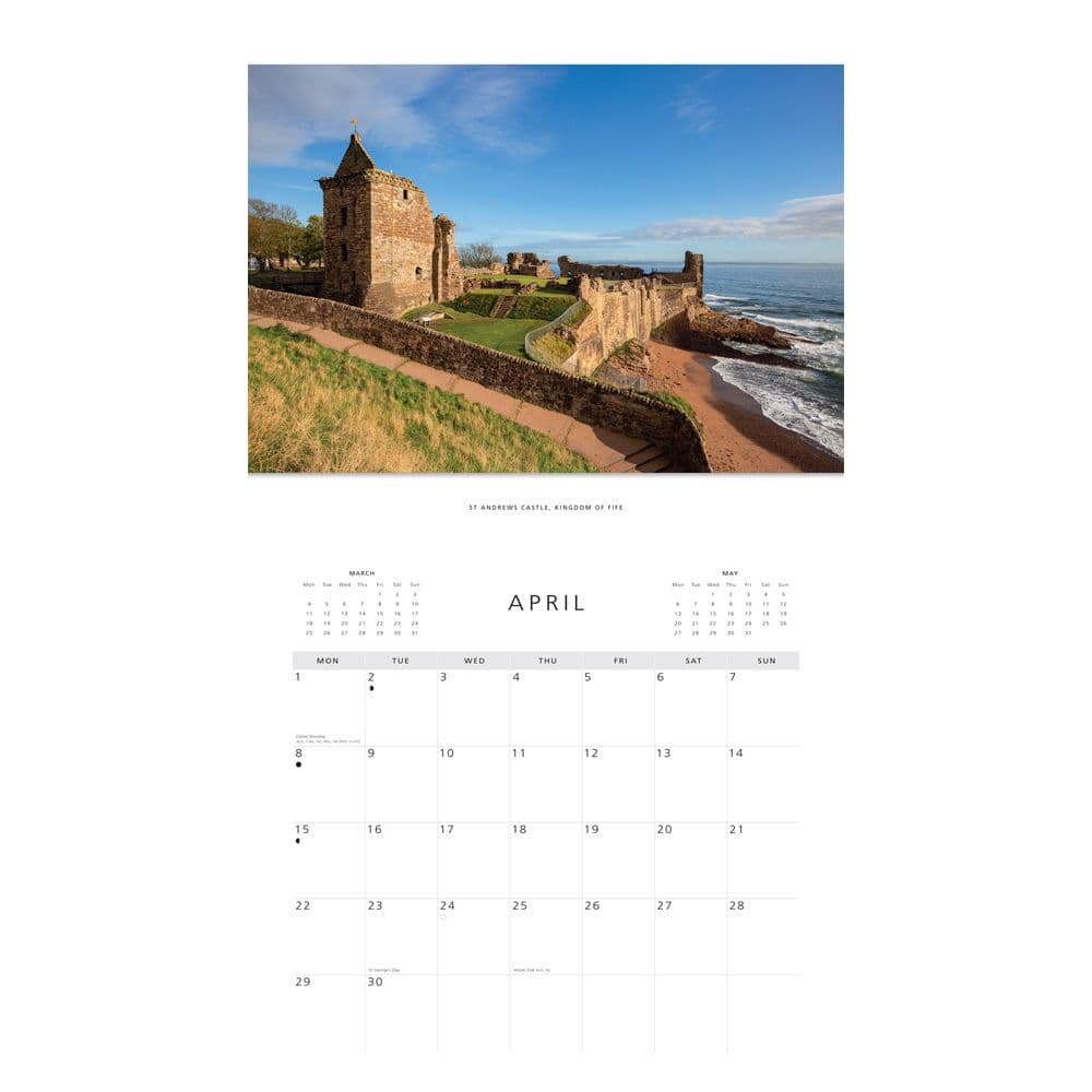 Scottish Castles 2024 Wall Calendar Alternate Image 2