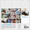 image Cats and Books 2026 Wall Calendar First Alternate Image