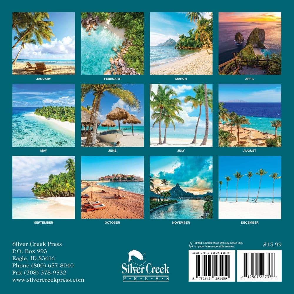 Beaches 2027 Wall Calendar First Alternate Image