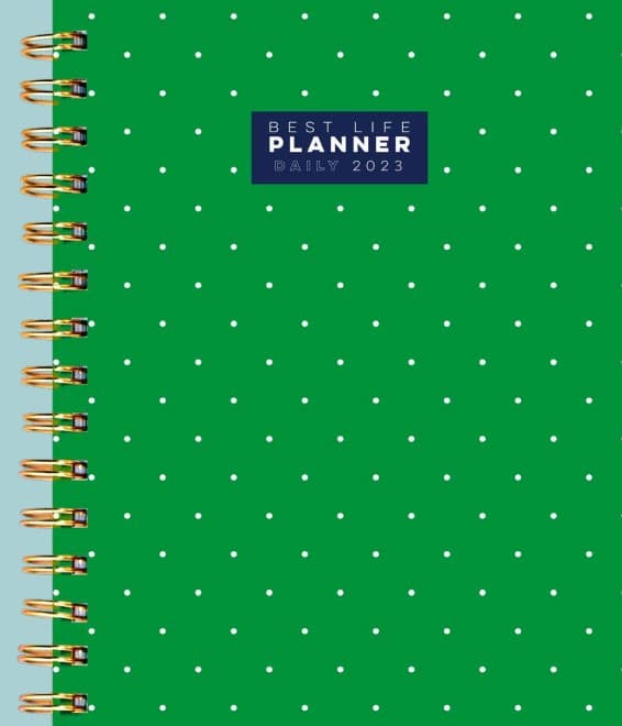 TF Publishing Grass Green 2023 Daily Luxe Monthly Planner