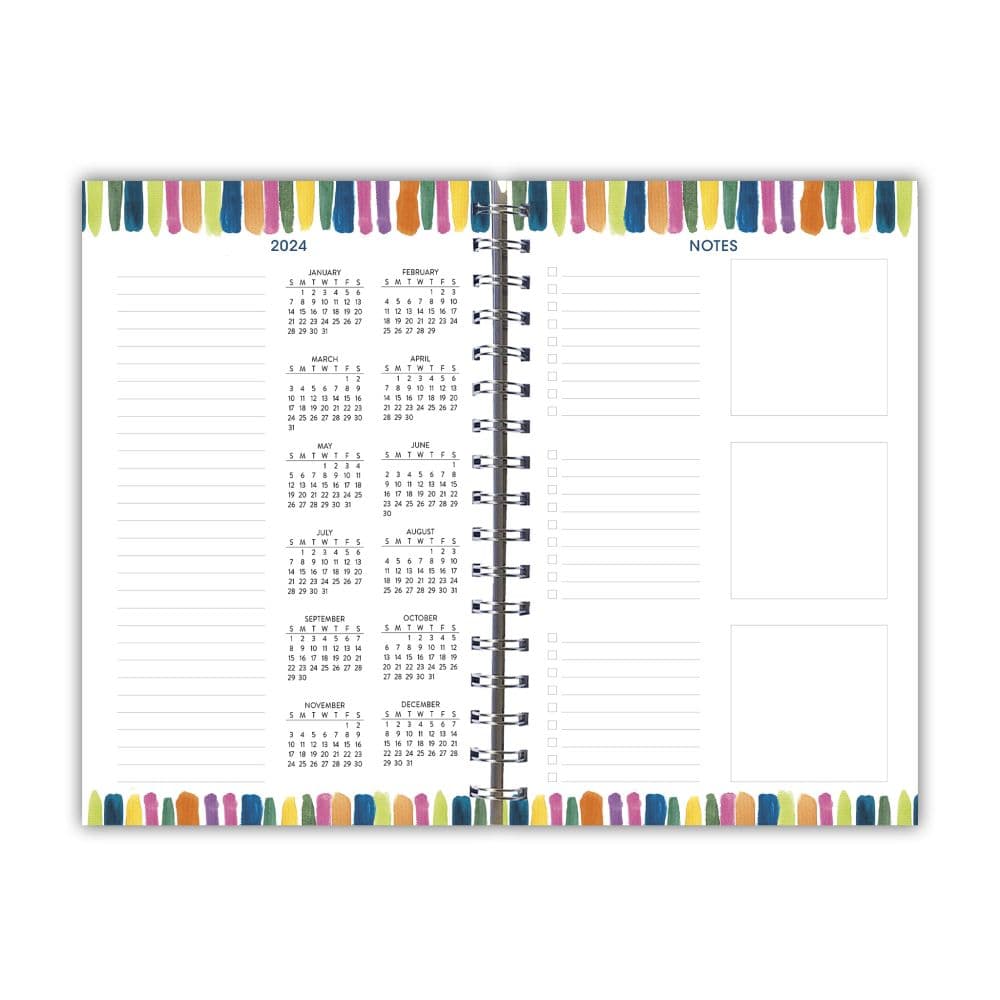 Painted Brushstrokes 2024 Planner Fourth Alternate Image width=&quot;1000&quot; height=&quot;1000&quot;