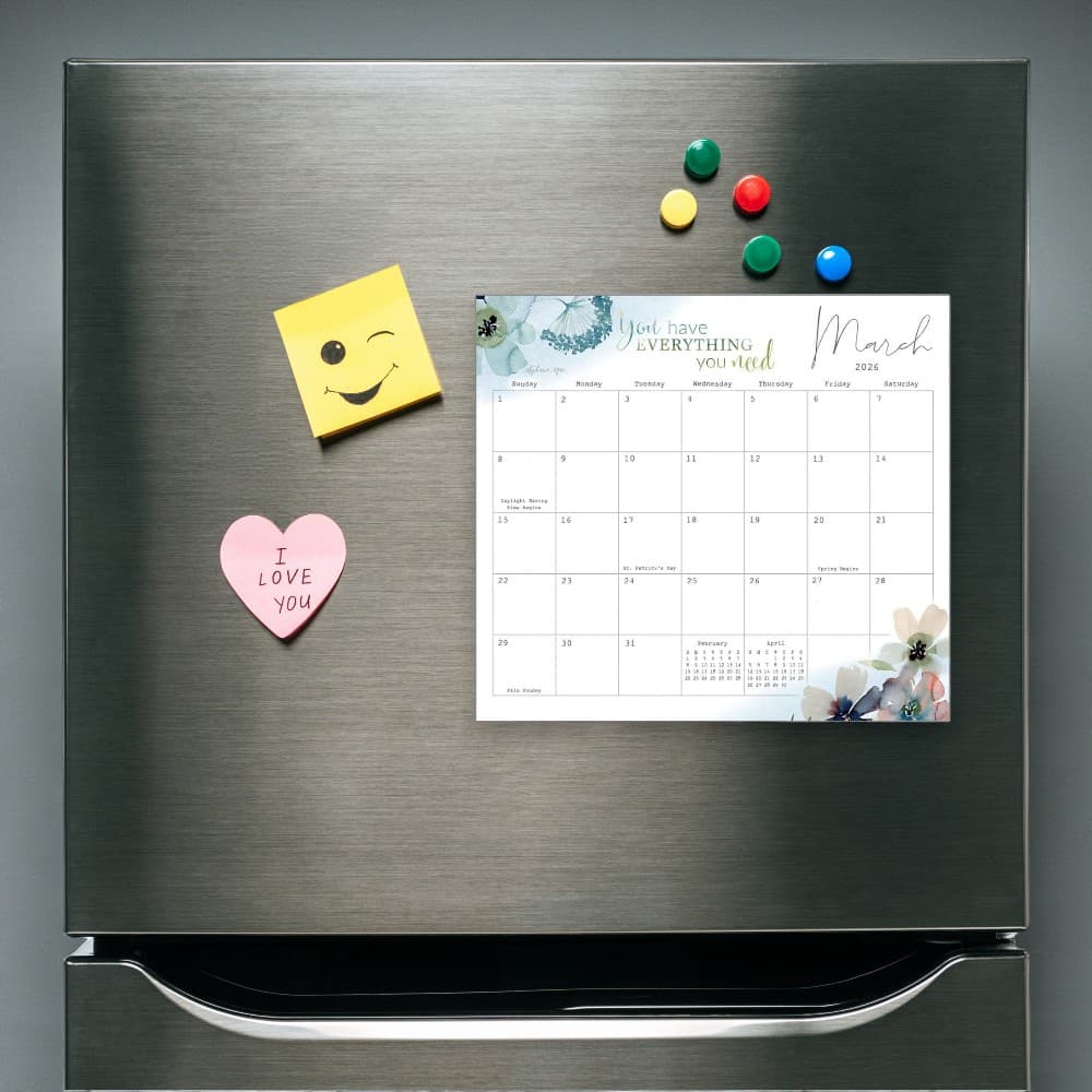 Gratitude 2026 Magnetic Calendar by Stephanie Ryan Second Alternate Image