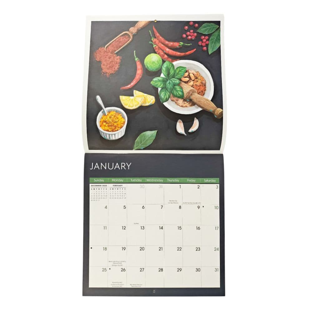 Kitchen Table 2026 Wall Calendar Third Alternate Image