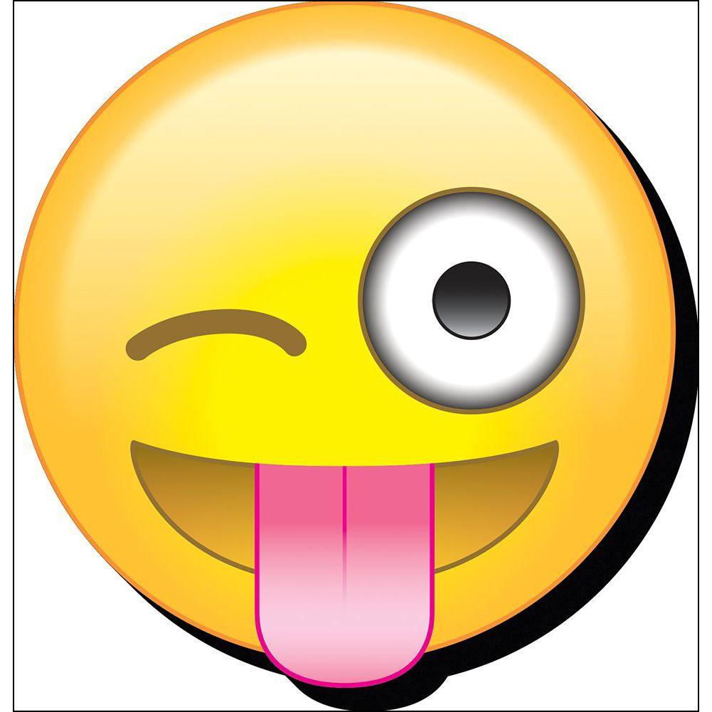 tongue and circle emoji