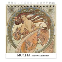 image Mucha 2026 Easel Desk Calendar Main Product Image